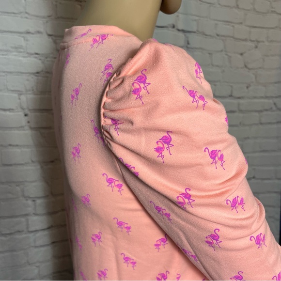 NWT New $108 Lilly Pulitzer Jansen Peach Flamingo Sweatshirt Size XXS - Picture 14 of 14